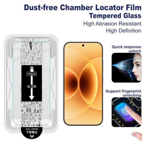 Xiaomi 17 / 17 Pro IMAK Skærmbeskyttelse Hærdet Glas - inkl. Installationsramme - Gennemsigtig