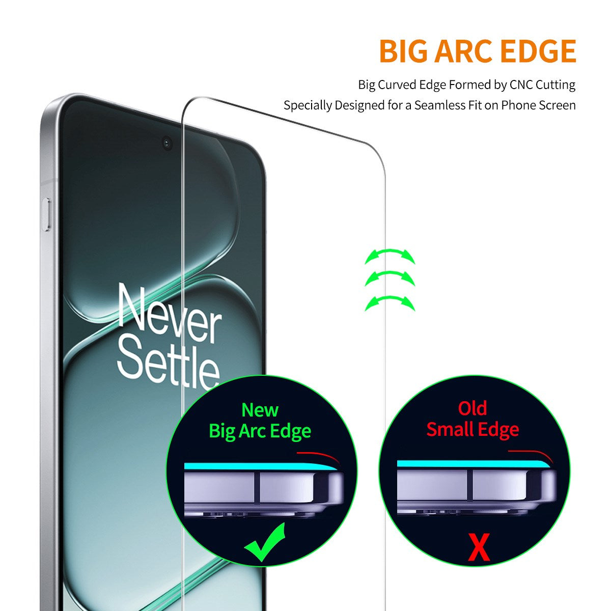 OnePlus 15 ENKAY Skærmbeskyttelse - Hærdet Glas - Gennemsigtig