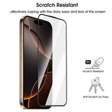 iPhone 18 Pro Max / 17 Pro Max Hærdet Skærmglas inkl. Installationsramme - Gennemsigtig
