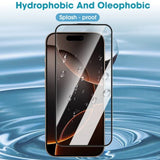 iPhone 18 Pro / 17 Pro Hærdet Skærmglas inkl. Installationsramme - Gennemsigtig