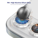 Samsung Galaxy A37 / A57 ENKAY Glitter Kameralinsebeskyttelse - Lyserød