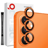 Samsung Galaxy S26 NORTHJO Metal & Glas Kameralinsebeskyttelse - Orange
