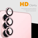 Samsung Galaxy S26 NORTHJO Metal & Glas Kameralinsebeskyttelse - Lyserød