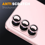 Samsung Galaxy S26 NORTHJO Metal & Glas Kameralinsebeskyttelse - Lyserød