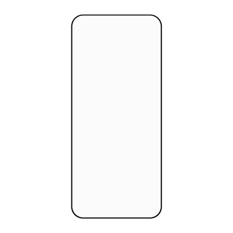 Google Pixel 10a Skærmfilm - Gennemsigtig / Sort Kant