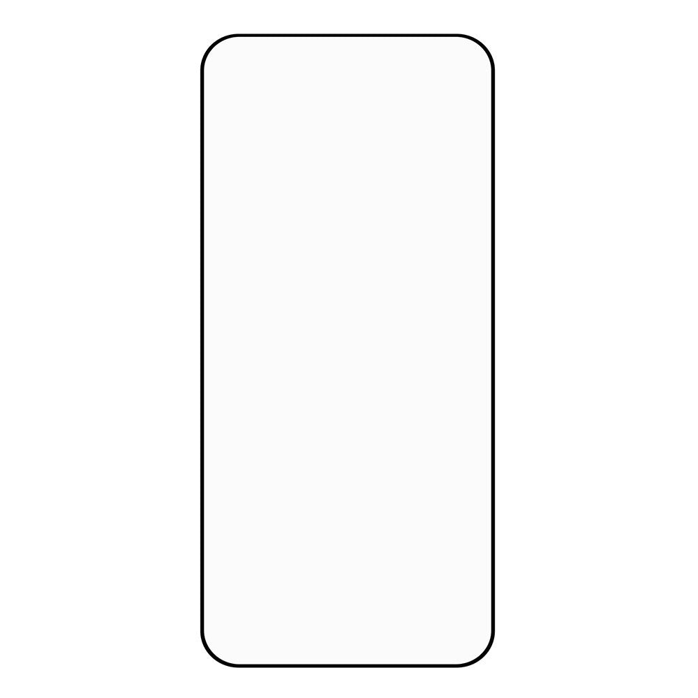 Honor Magic8 Lite Hærdet Glas - Gennemsigtig / Sort