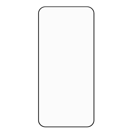 Honor Magic8 Lite Hærdet Glas - Gennemsigtig / Sort