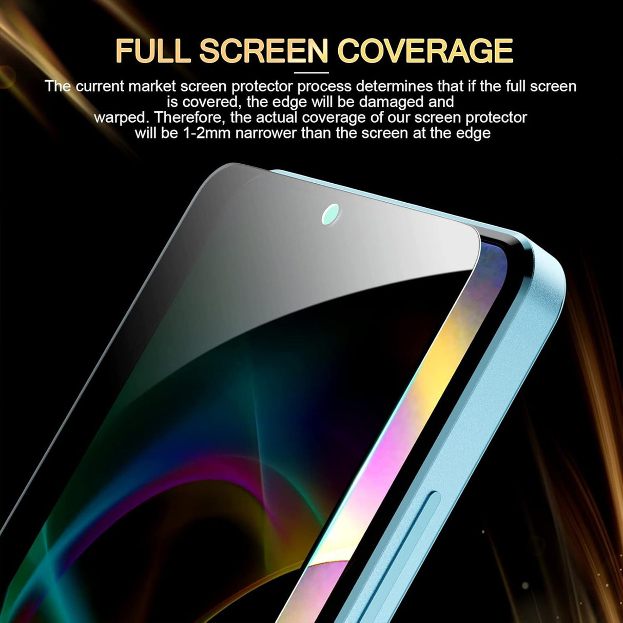 Realme 16 Beskyttelsesglas - Privacy - Gennemsigtig