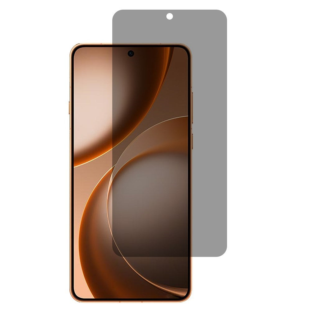 Oppo Find X9 Ultra Beskyttelsesglas - Privacy - Gennemsigtig
