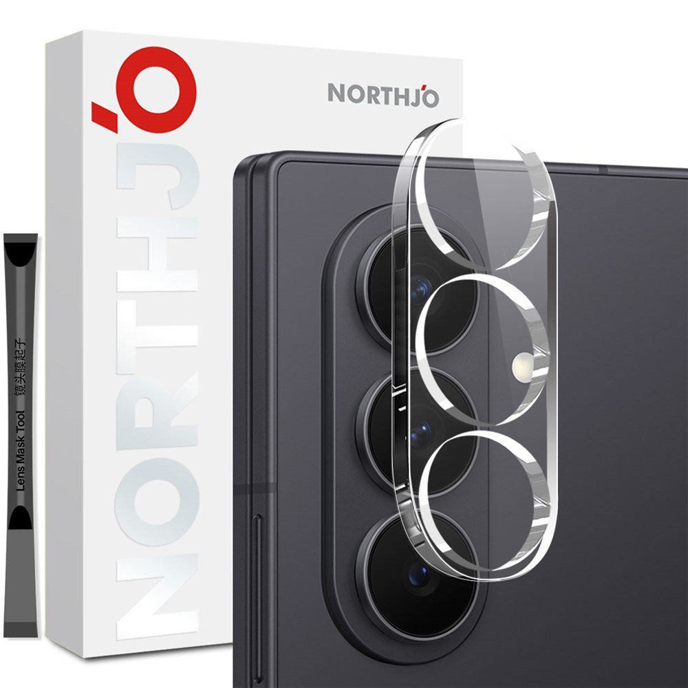 Samsung Galaxy Z Fold8 Ultra NORTHJO Hærdet Kameralinseglas - Gennemsigtig