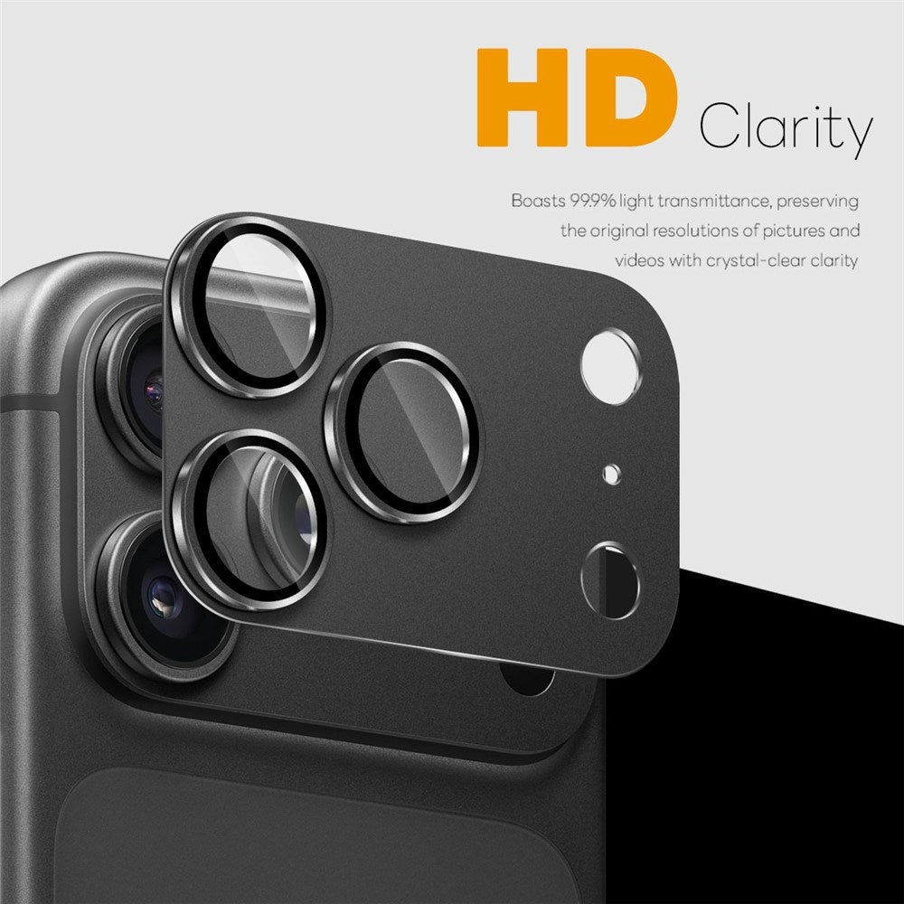 iPhone 18 Pro Max NORTHJO Beskyttelsesglas til Kamera - Sort