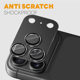 iPhone 18 Pro NORTHJO Beskyttelsesglas til Kamera - Sort