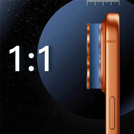 iPhone 18 Pro Metal og Glas Beskyttelse til Kameralinse - Orange