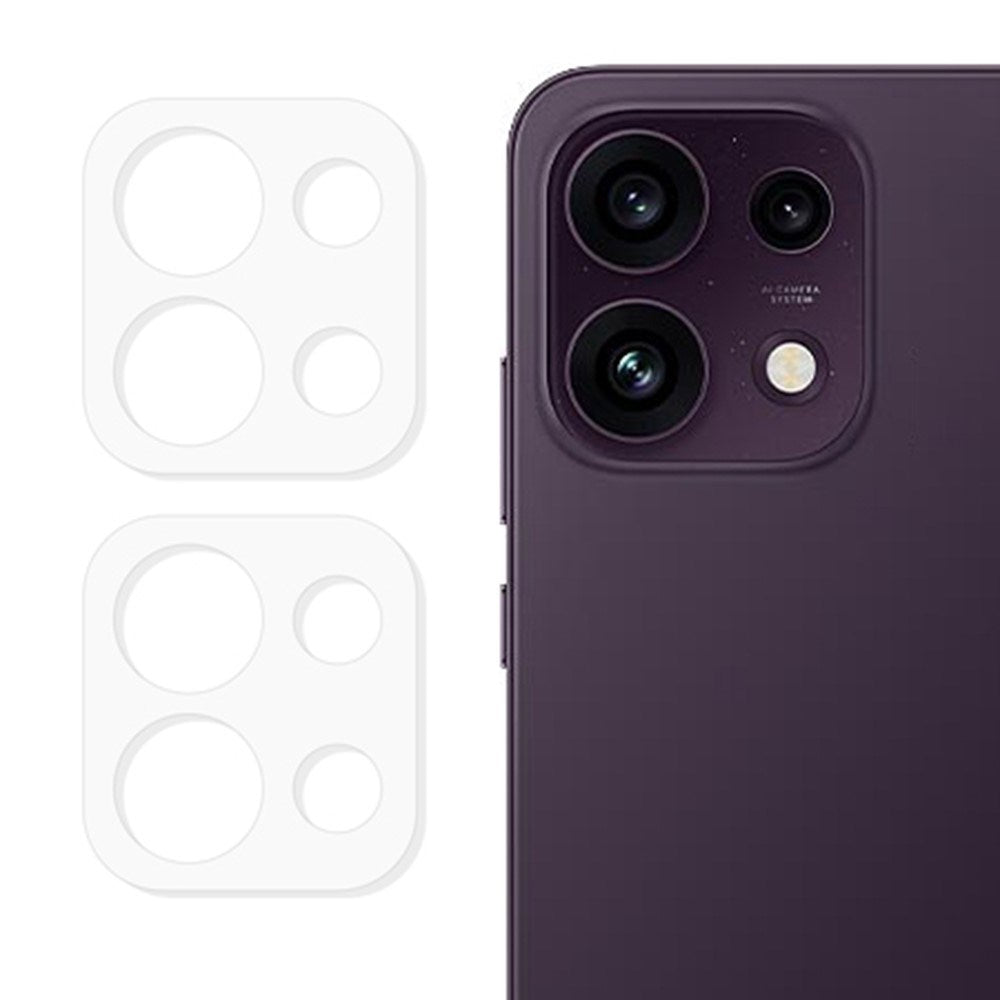 OPPO Reno16 F (5G) Kameralinsebeskyttelsesglas - 2 stk. - Gennemsigtig
