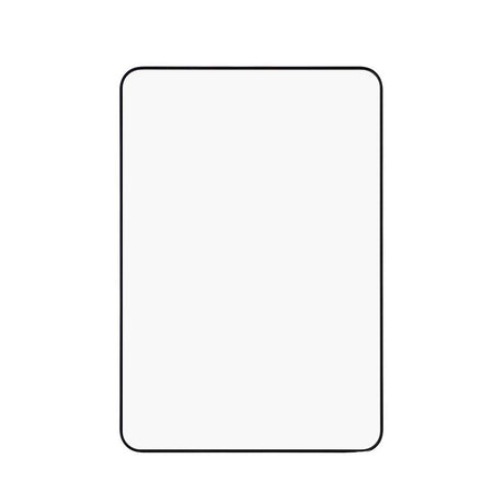 Hærdet Beskyttelsesglas iPhone Fold - Gennemsigtig / Sort Kant