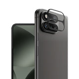 Google Pixel 11 Pro Fold IMAK Metal Kamerabeskyttelsesglas - Gennemsigtig / Sort Kant
