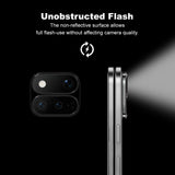Google Pixel 11 Pro Fold IMAK Metal Kamerabeskyttelsesglas - Gennemsigtig / Sort Kant