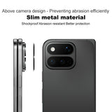 Google Pixel 11 Pro Fold IMAK Metal Kamerabeskyttelsesglas - Gennemsigtig / Sort Kant