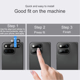 Google Pixel 11 Pro Fold IMAK Hærdet Kameralinsebeskyttelsesglas - Sort