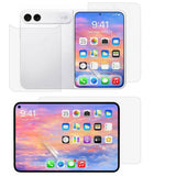 iPhone Fold Beskyttelsessæt - 3x Film - Gennemsigtig