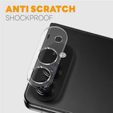 NORTHJO iPhone Fold Hærdet Kameralinsbeskyttelsesglas - Gennemsigtig