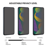 iPhone 18 Pro Max Hærdet Glas Skærmbeskyttelse - Privacy - Gennemsigtig