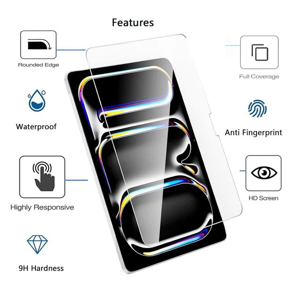 iPad Mini (2026) 8. Gen. Beskyttelsesglas - Gennemsigtig