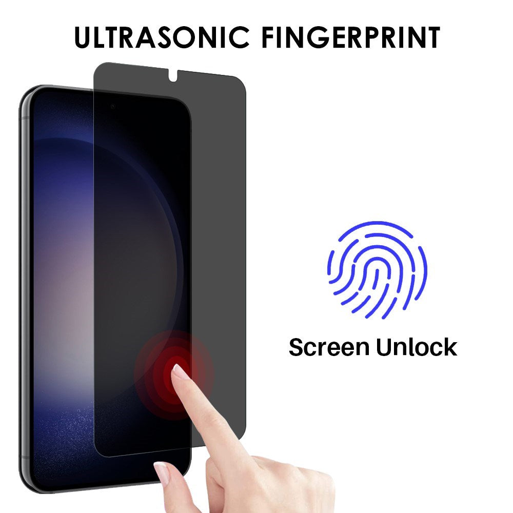 Samsung Galaxy S23 / S22 NORTHJO Privacy Skærmbeskyttelsesglas - 0.3mm - Gennemsigtig