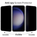 Samsung Galaxy S23 / S22 NORTHJO Privacy Skærmbeskyttelsesglas - 0.3mm - Gennemsigtig