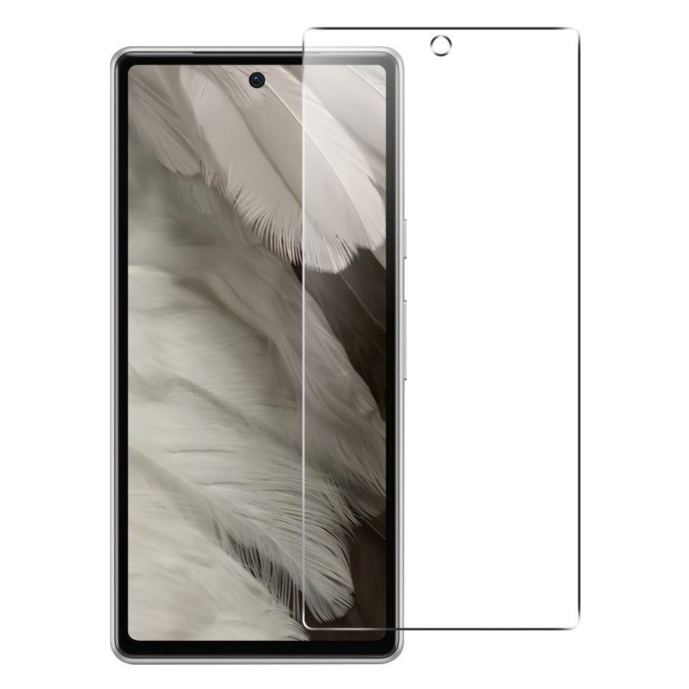 Google Pixel 7A Skjermbeskytter i herdet glass - Dekselvennlig - Gjennomsiktig