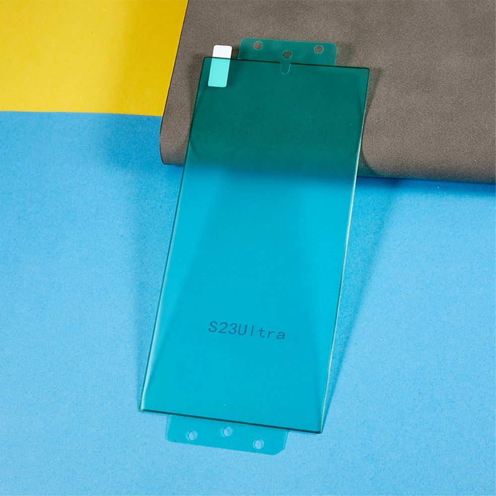 Samsung Galaxy S23 Ultra Curved skjermbeskytter – Robust og slitesterk – Gjennomsiktig