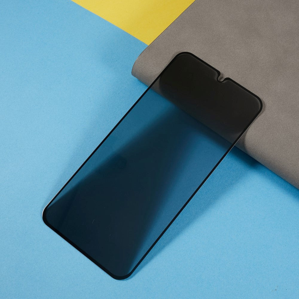 Samsung Galaxy A34 (5G) skjermbeskytter i glass m. Personvern - Full Fit - Black Edge