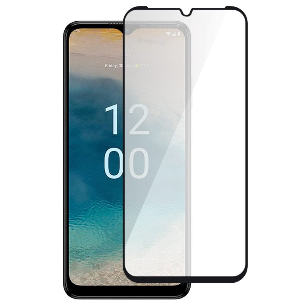 Nokia G22 herdet glass - Veskevennlig - Black Edge