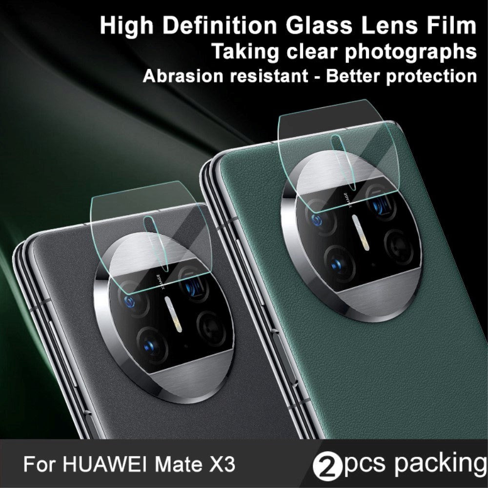 Huawei Mate X3 IMAK beskyttelsesglass til kameralinse - gjennomsiktig (2 stk.)