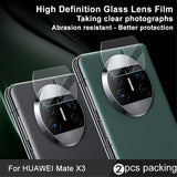 Huawei Mate X3 IMAK beskyttelsesglass til kameralinse - gjennomsiktig (2 stk.)