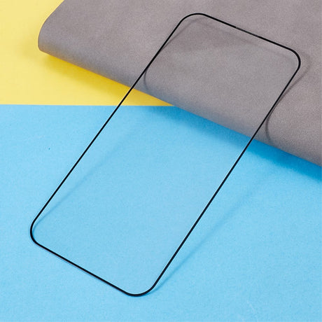 iPhone 15 skjermbeskytter i glass - Full passform - Black Edge