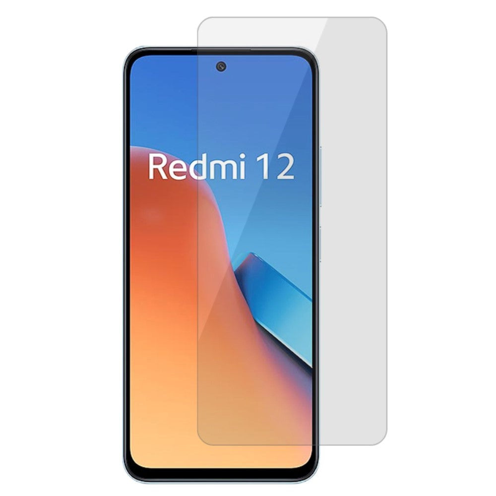 Xiaomi Redmi 12 / 12 (5G) skjermbeskytter i glass - Veskevennlig - Gjennomsiktig
