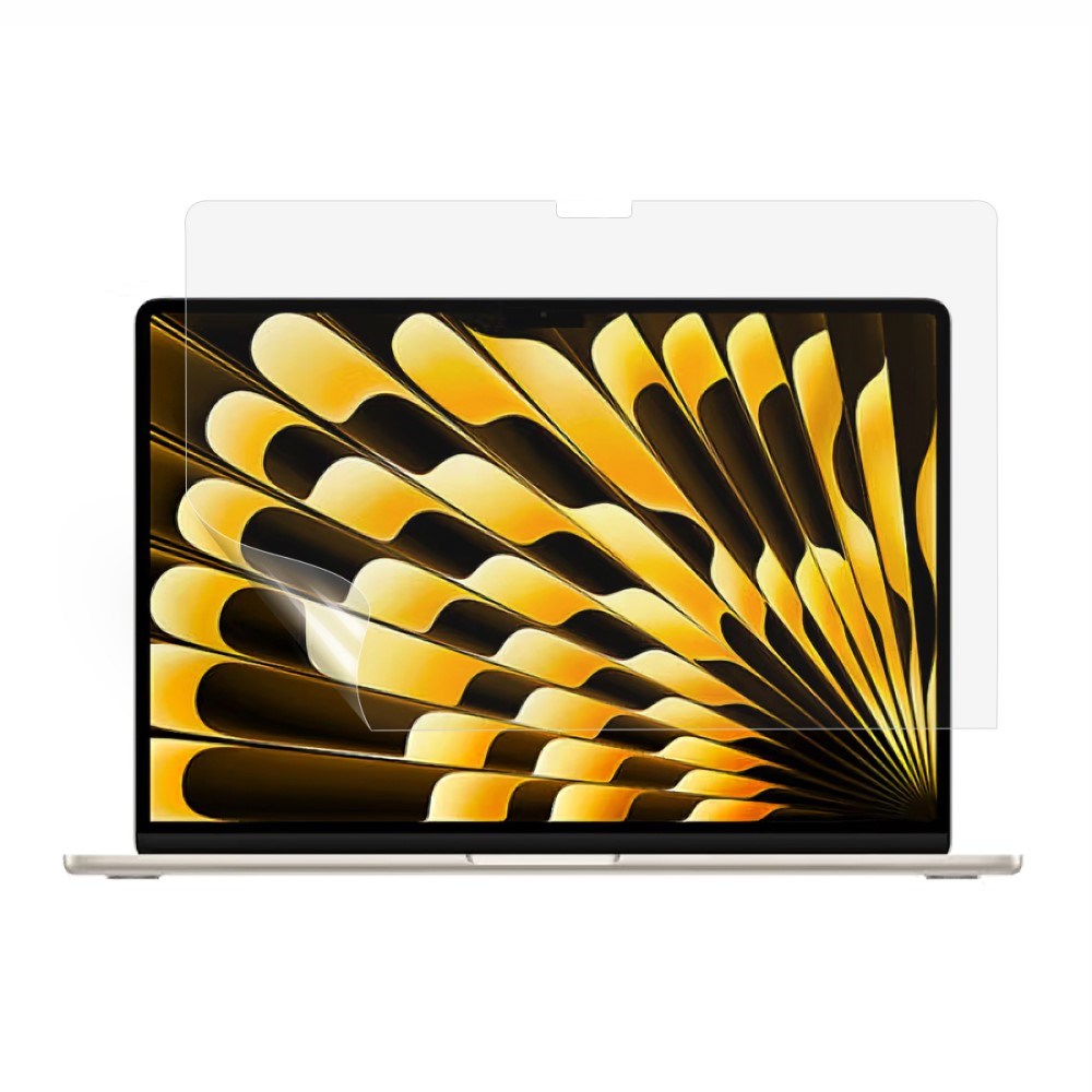 MacBook Air 15" M2/M3/M4 (2023-2025) - Skjermbeskytter - Gjennomsiktig