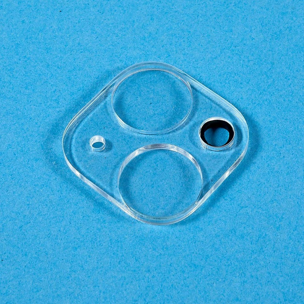 iPhone 15 / 15 Plus Hærdet Beskyttelsesglas til Kameralinse - 9H - Gennemsigtig