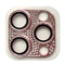 iPhone 15 Pro / 15 Pro Max Kameralinsebeskyttelse m. Rhinestone - Rosa