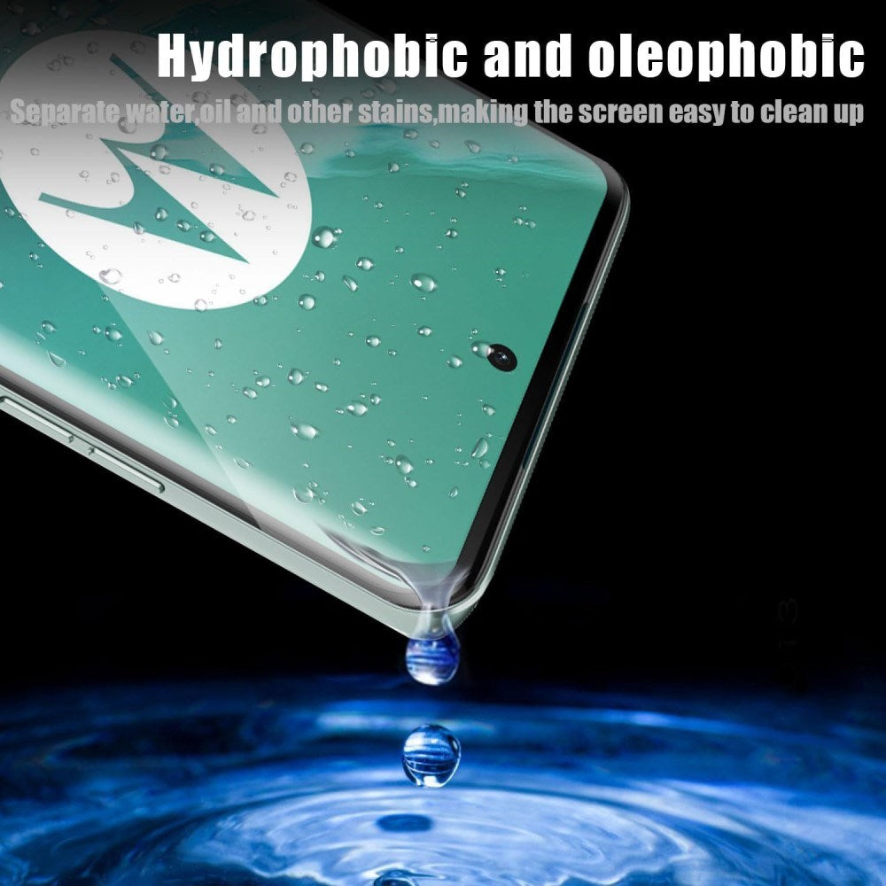 Motorola Edge 40 Neo Full Fit herdet glass - Skjermbeskytter - Black Edge