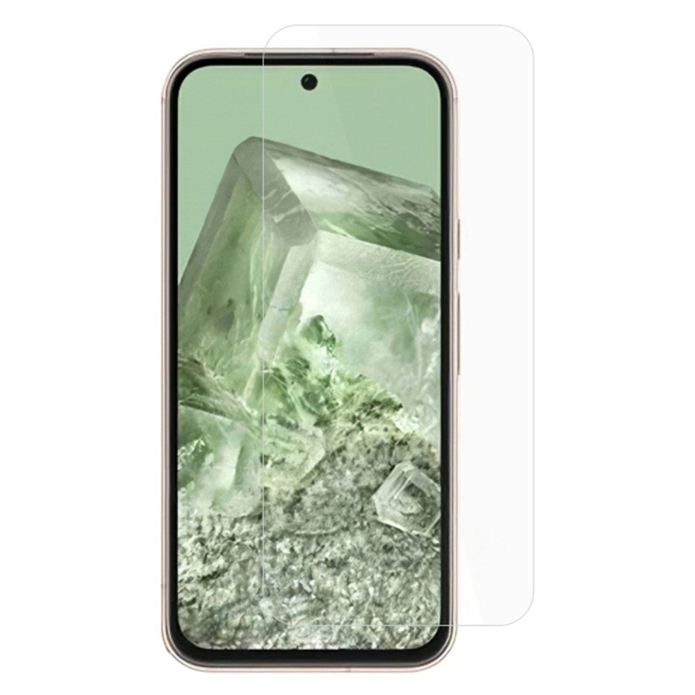 Google Pixel 8a Arc Edge Hærdet Glas Skærmbeskyttelse - Case Friendly - Gennemsigtig