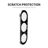 Samsung Galaxy A35 (5G) beskyttelsesglass til kameralinse - svart