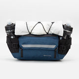 Bæltetaske m. Opbevaringslommer - Nylon - Blå