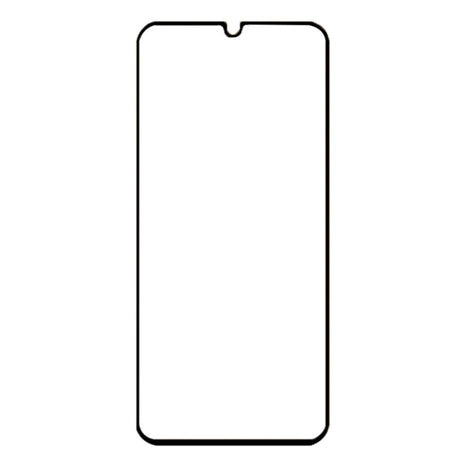 Xiaomi Redmi 13C (4G) / 13C (5G) / Poco C65 Glas Skærmbeskyttelse - Case Friendly - Gennemsigtig / Sort Kant