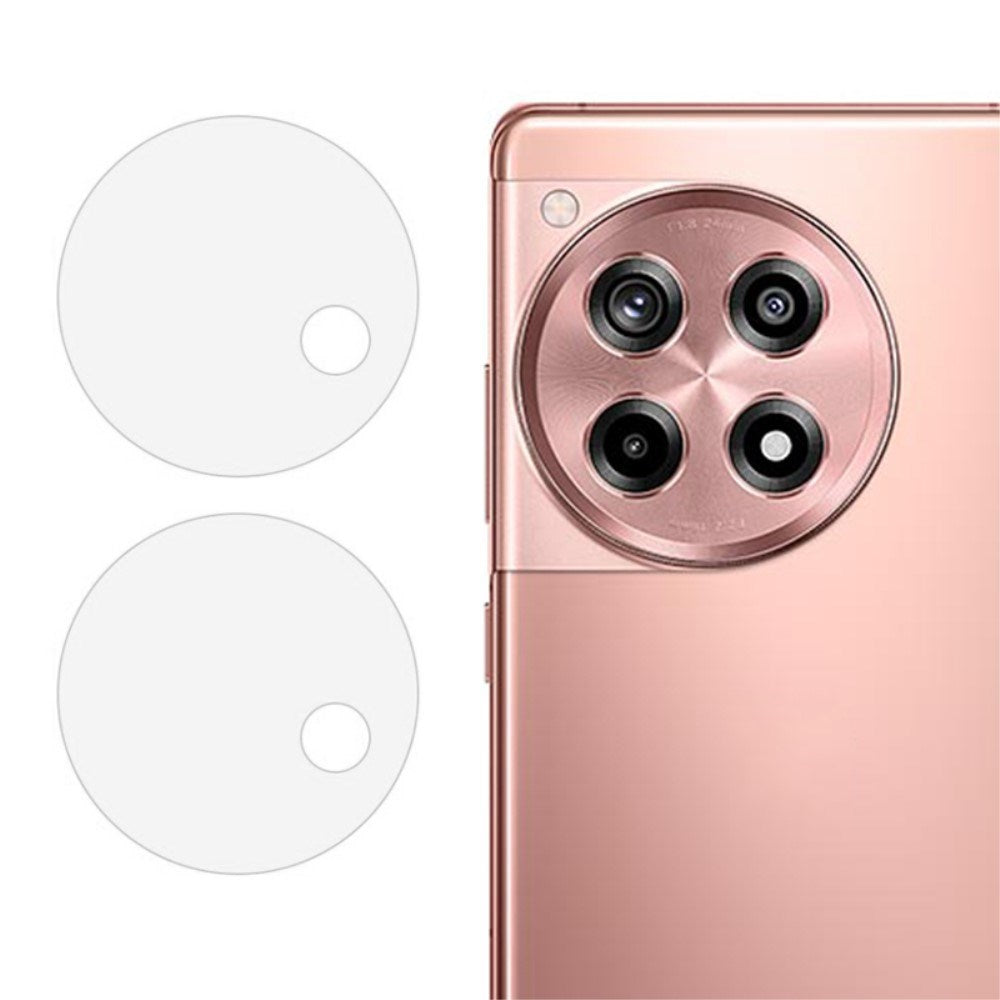OnePlus 12R Kamera Beskyttelsesglas - 2 stk. - Gennemsigtig