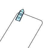 Motorola Moto G04 / G24 / G24 Power RURIHAI - Skjermbeskytter - Veskevennlig - Full-Fit - Svart