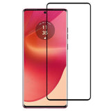 Full Fit Skærmbeskyttelsesglas - Motorola Edge 50 Fusion - Gennemsigtig / Sort Kant