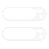 Google Pixel 9 Pro kameralinsebeskytter i herdet glass - 2 stk. - Gjennomsiktig