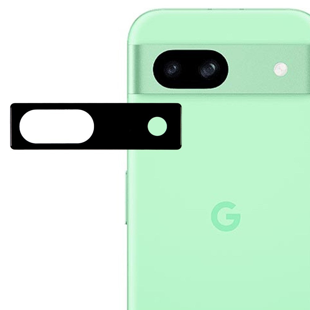 Google Pixel 8a beskyttelsesglass til kameralinse - svart